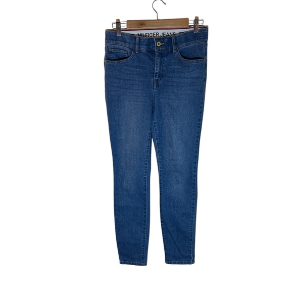 Hilfiger Women’s Denim Skinny Mid Rise Blue Jeans Sz 6 - Picture 2 of 7